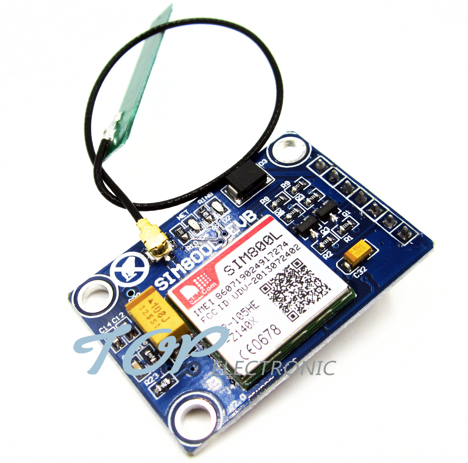 SIM800L V2.0 5V Wireless GSM GPRS MODULE PCB Antenna Replace SIM900