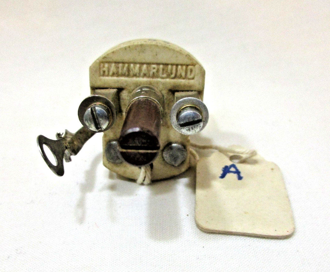 VTG, Pre-owned, Very RARE WWII air-dielectric, variable capacitors (trimmers)