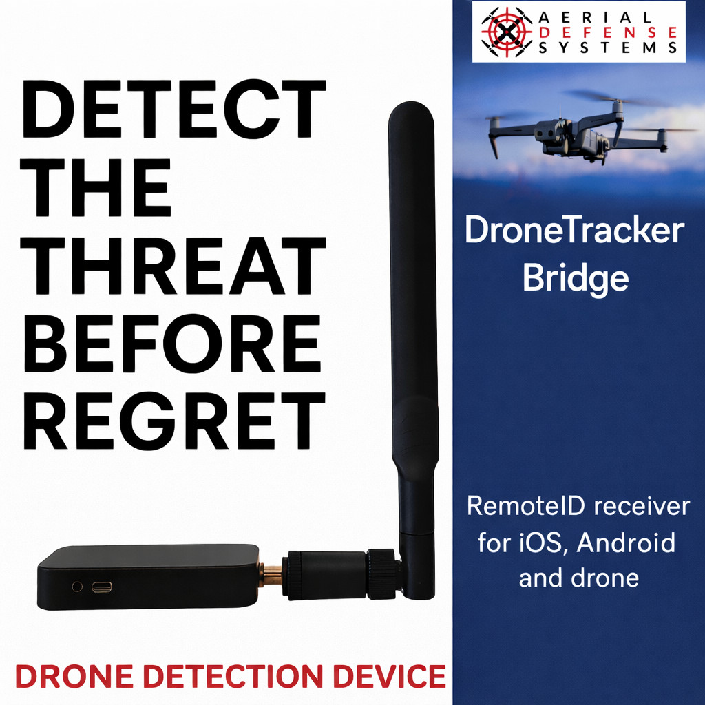 Police Drone and Pilot Detection Device –Handheld Remote ID Receiver for Phone