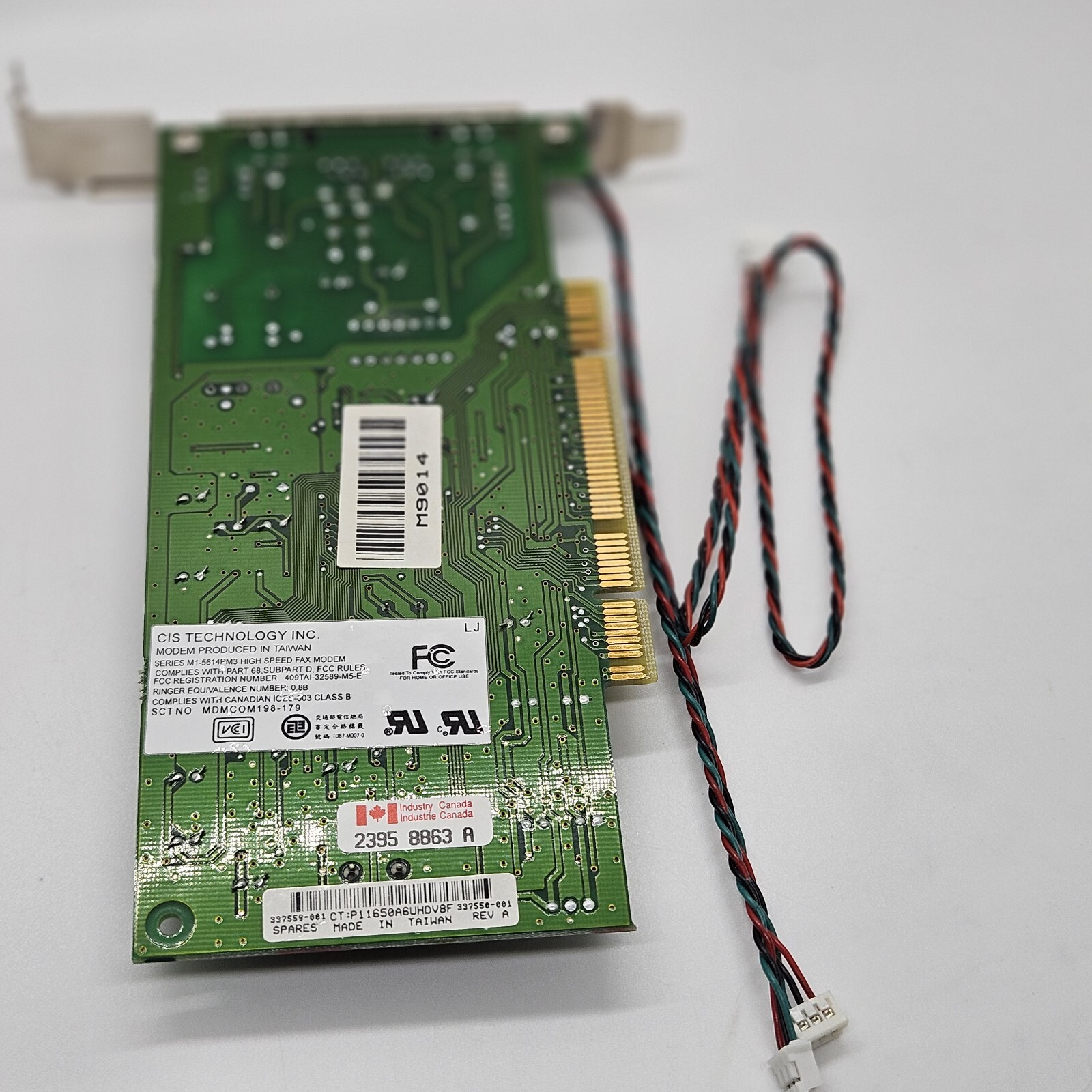 CIS TECHNOLOGY HIGH SPEED FAX Modem M1-5614PM3
