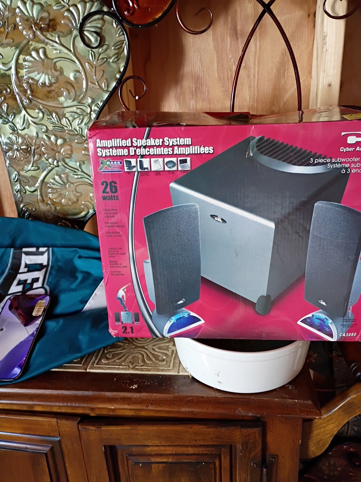 Amplified Speaker System 26 Water Cypher Acoustic Power Amplifier