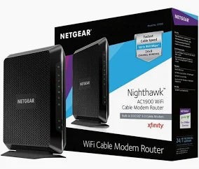 Nighthawk AC1900 WiFi Cable Modem Router Nighthawk AC1900 WiFi Cable Modem Route