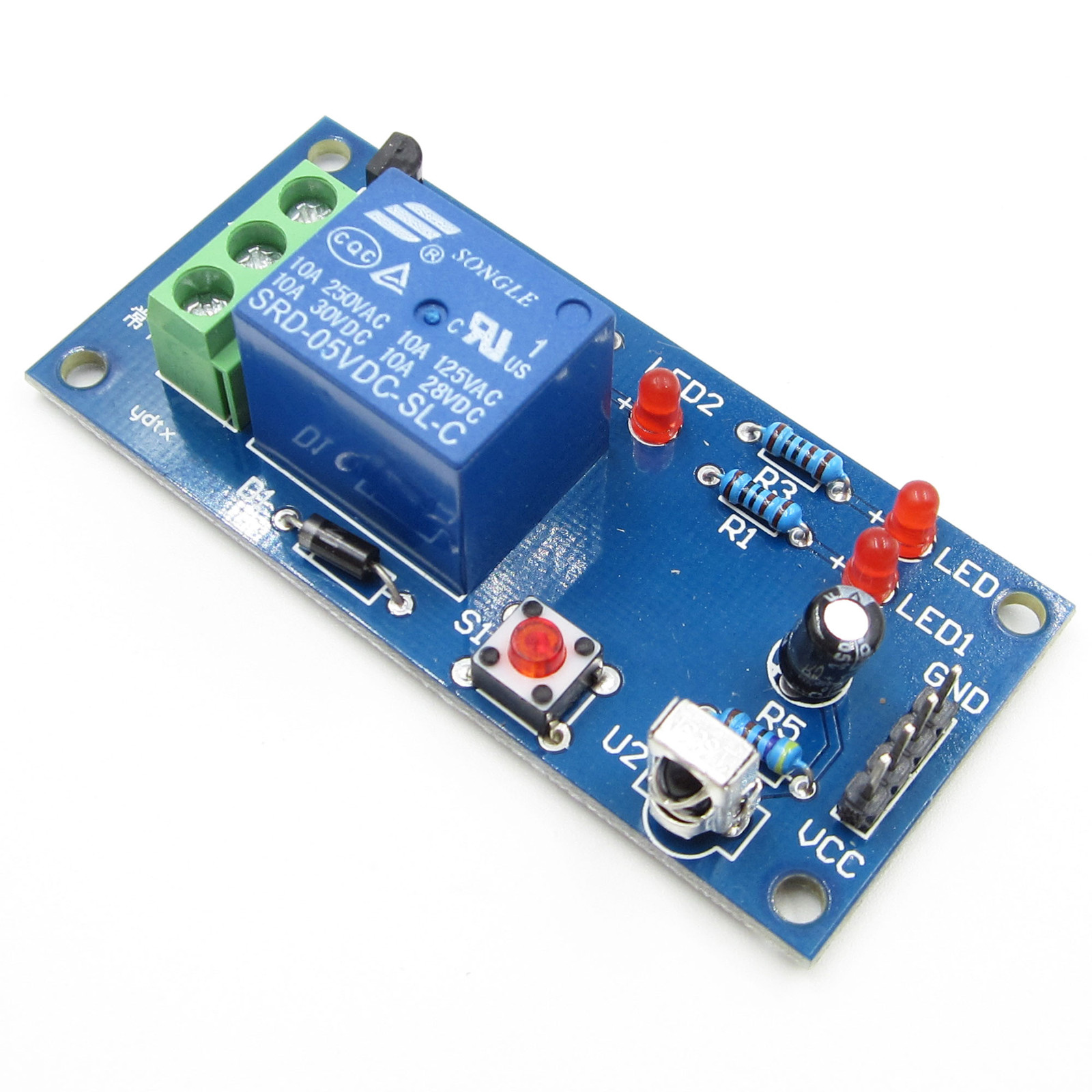 5V 1 Channel Infrared Remote Control Relay Module Learning IR Switch