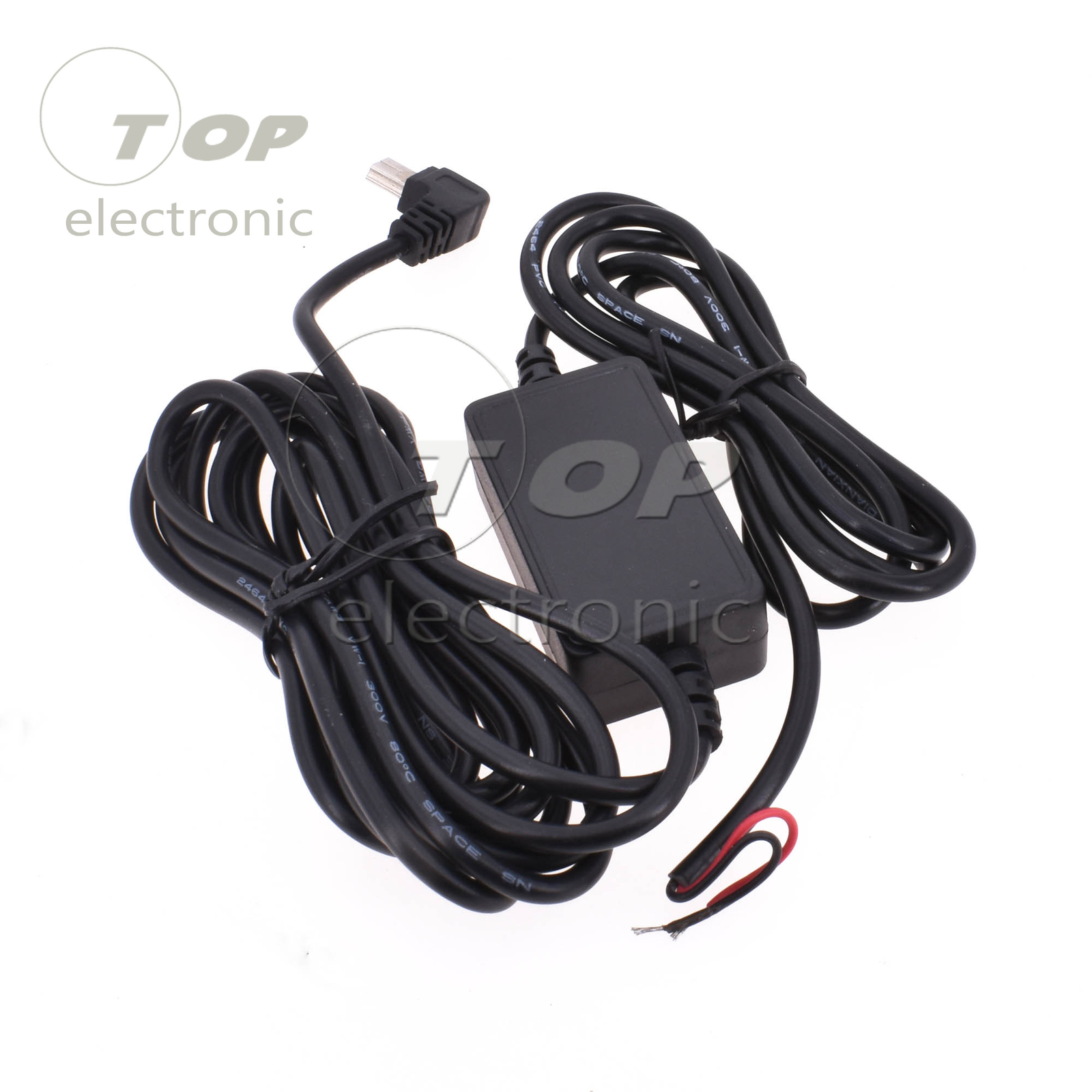 Mini USB Wire Cable Car Charger For Camera Recorder DVR Exclusive Power Box R
