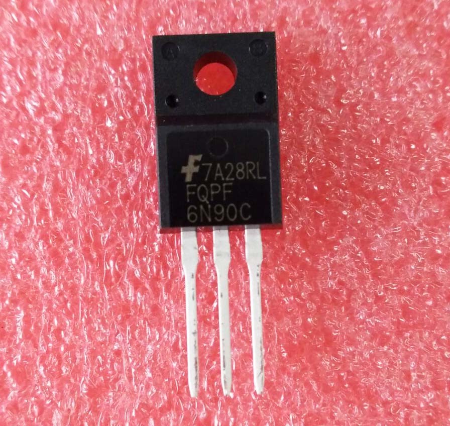 10PCS FQPF6N90C 6A 900V N-Channel MOSFET TO-220F