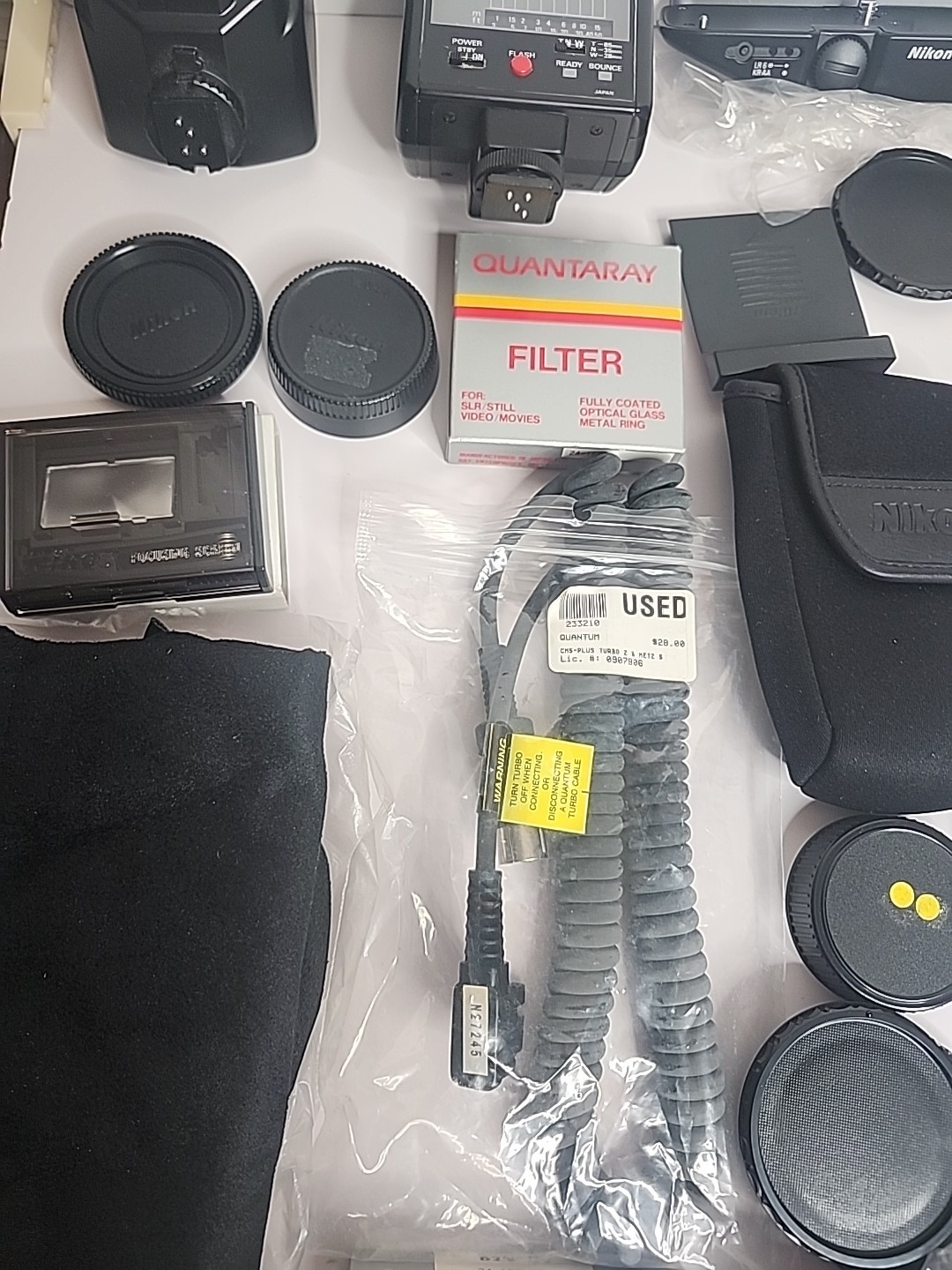 Assorted Lot Of Photography Equipment/ Parts ~ Cables, Electronics ~AS IS Mixed