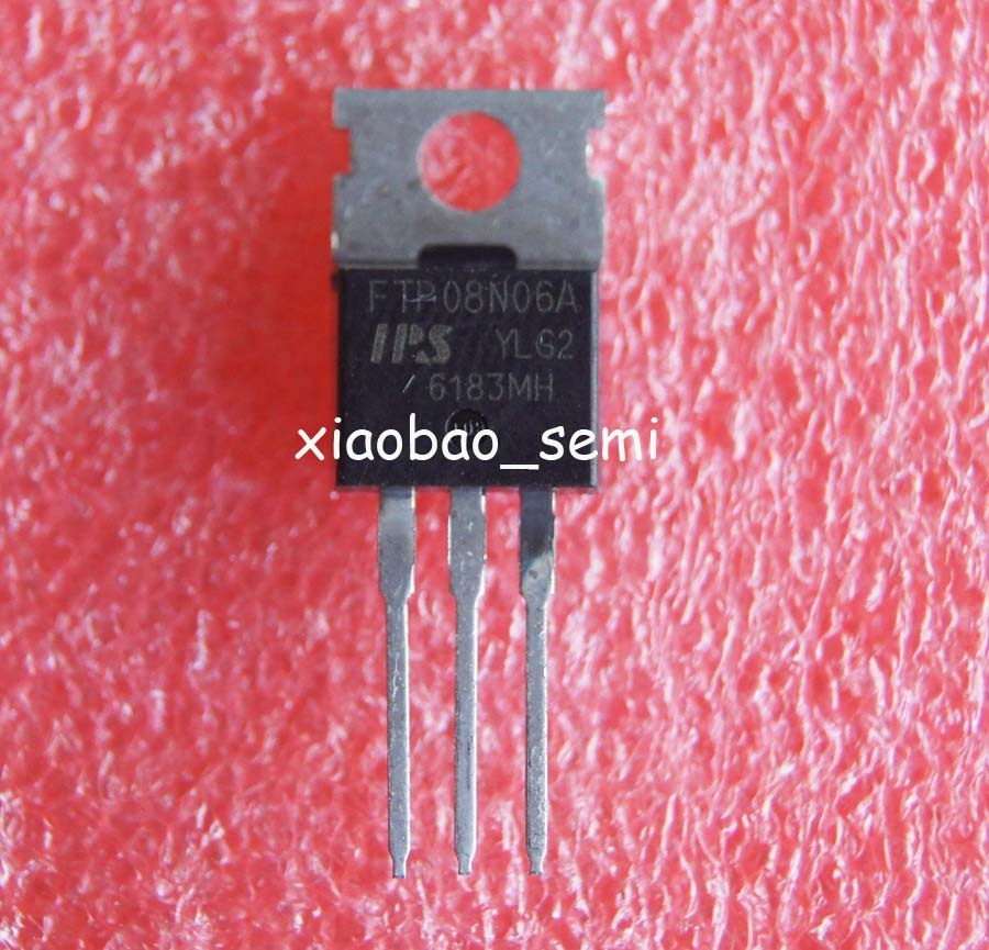 5PCS FTP08N06A N-Channel TO-220 MOSFET Transistors