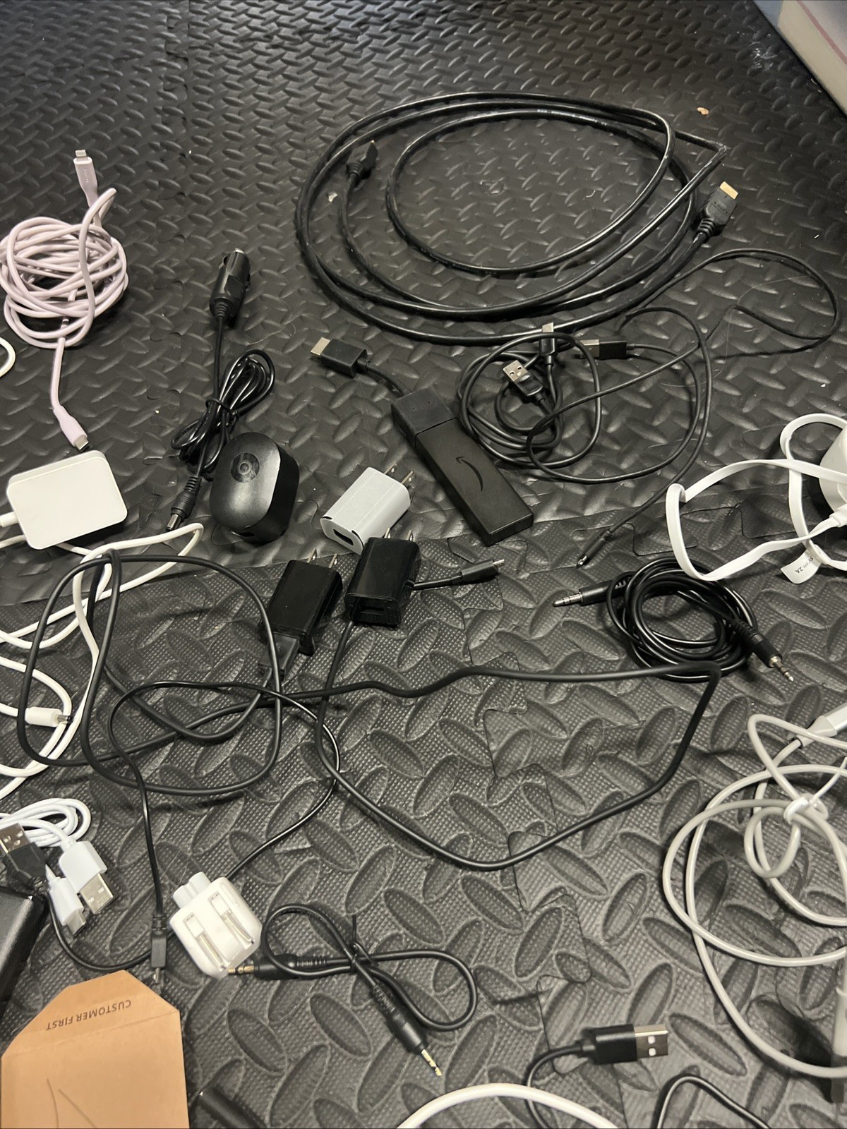 Electronics Accessories Bundle – Cables, Chargers, Fire Stick, Speaker & More