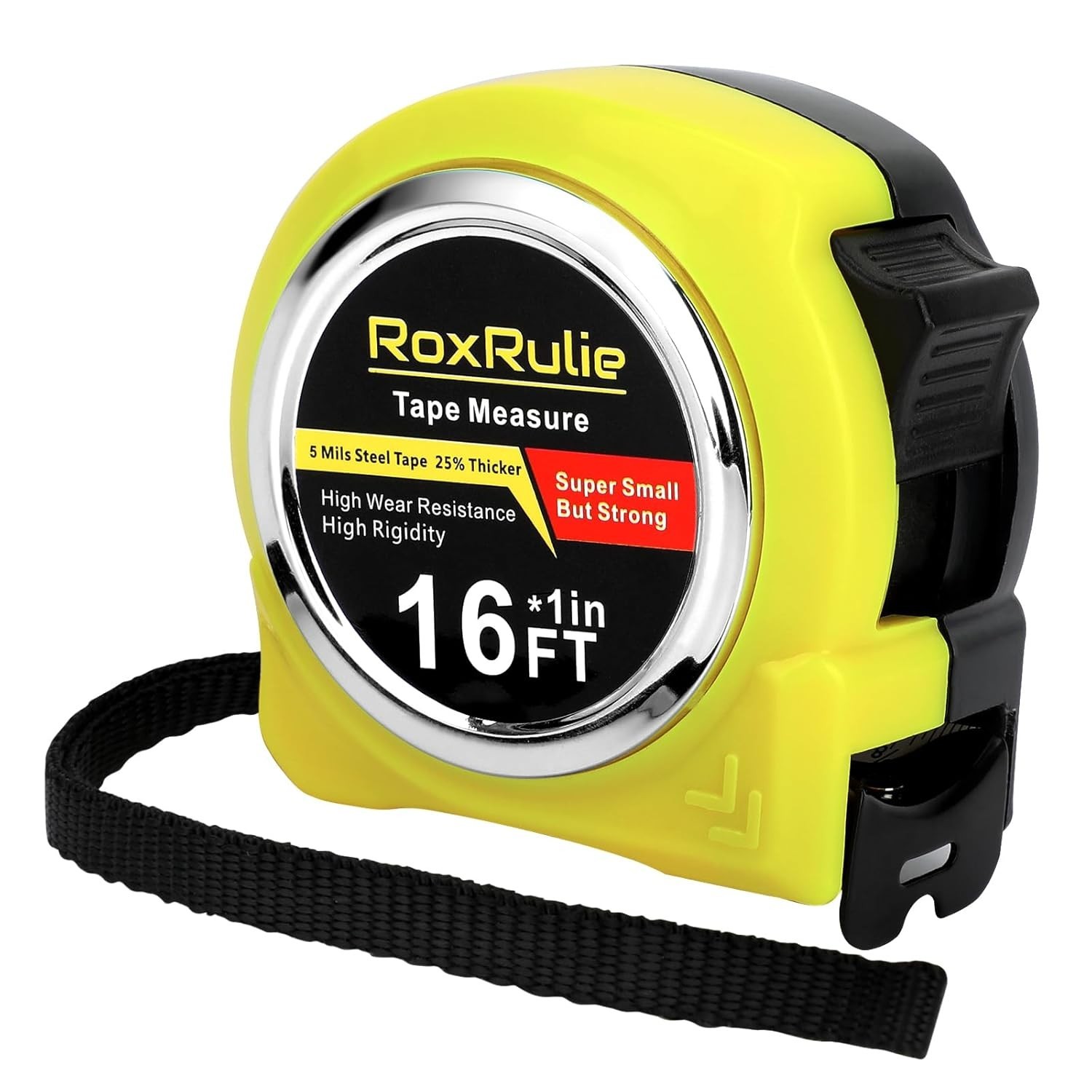 Tape Measure with Fractions 1/8, Measuring Tape Retractable 16 FT, Easy Read …