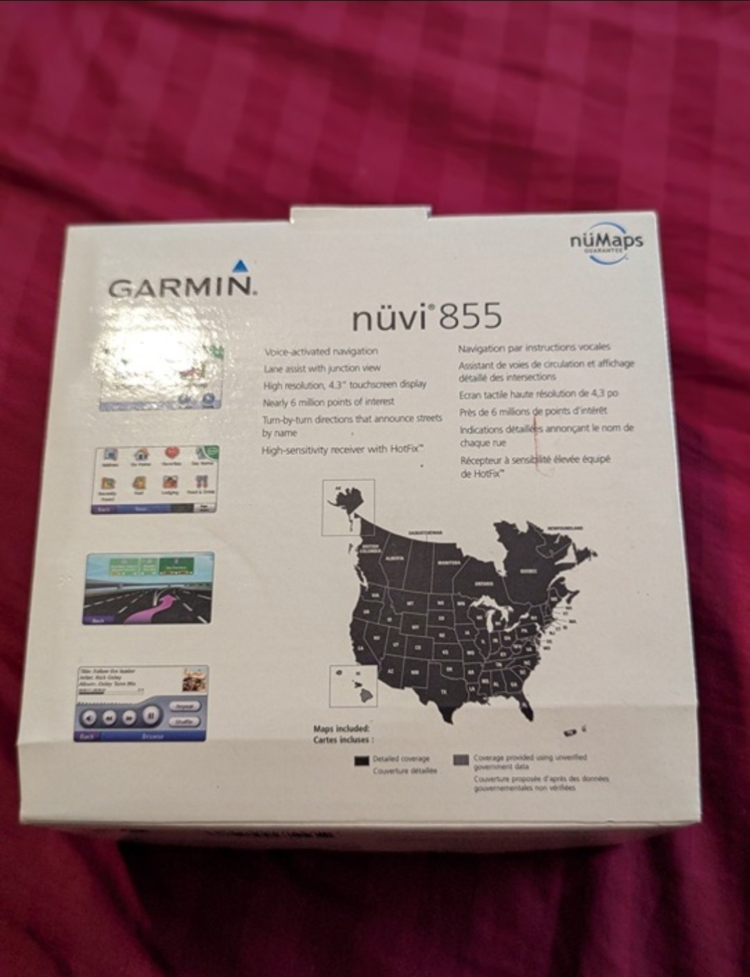Garmin nuvi 855 Automotive Mountable