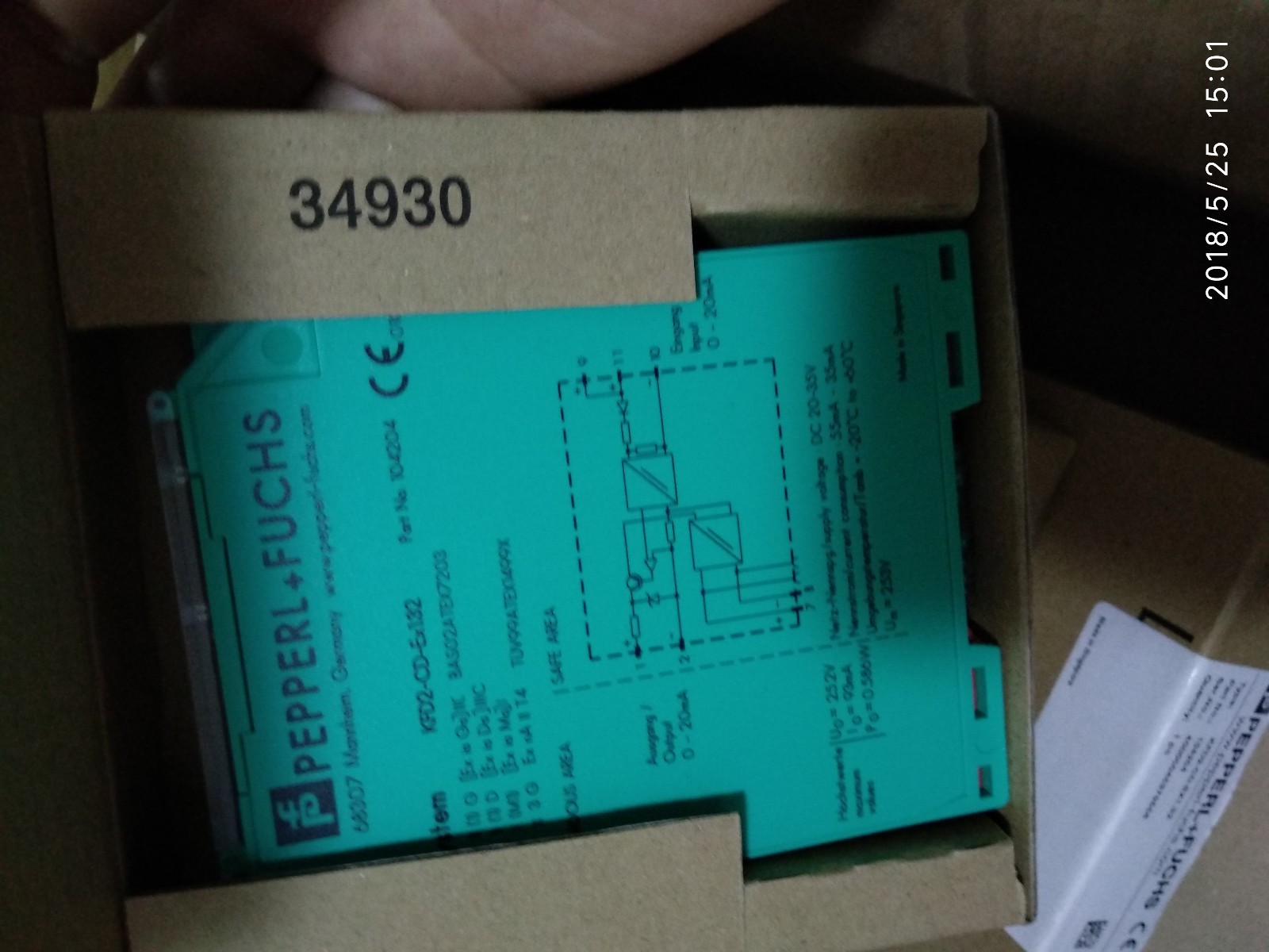 Pepperl-Fuchs KFD2-CD-EX1.32 IN NEW BOX ALL NEW NO. 104204