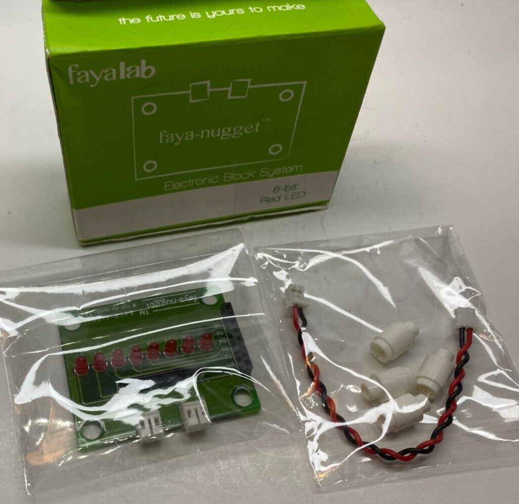 fayalab 8-bit Red LED faya-nugget (83 16574) – Prepaid Shipping