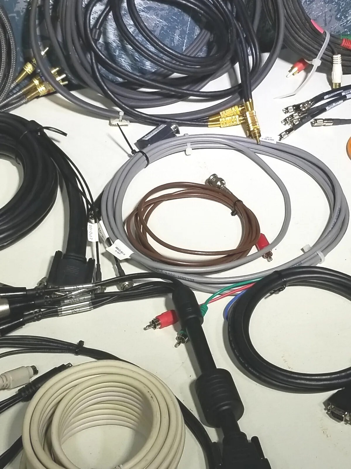 Lot of Professional Audio Cables