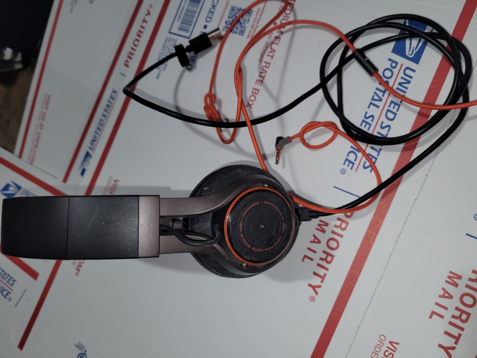 Jabra Copenhagen Ear Muff Headphones Black/Silver used