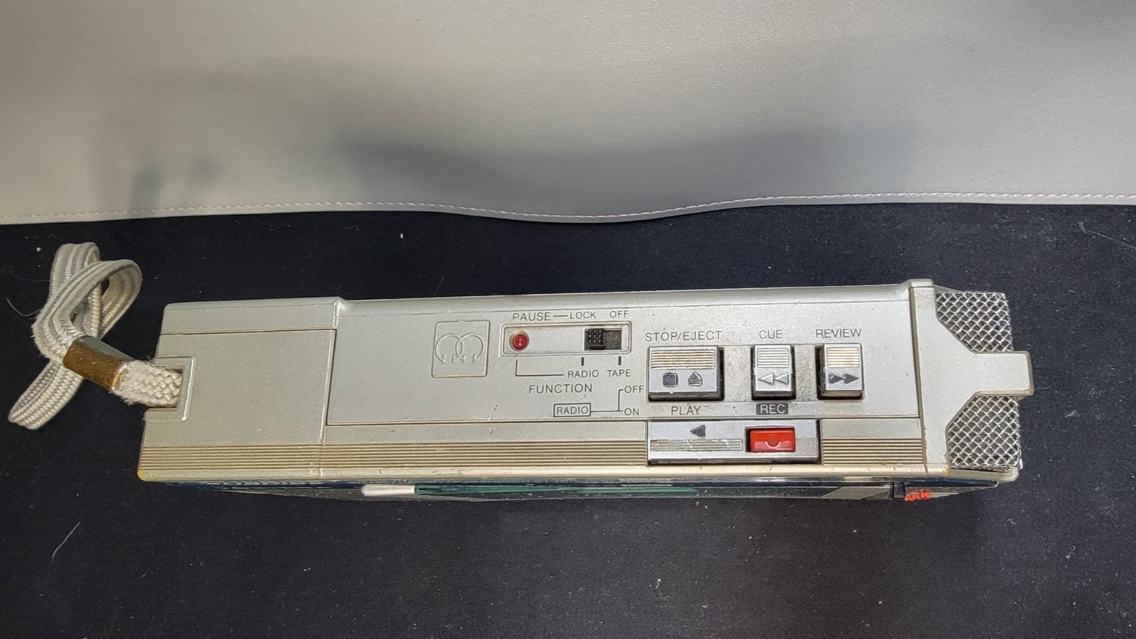 Toshiba KT-R1 Stereo Cassette Recorder w/ RP-S2 FM Tuner Case Tested