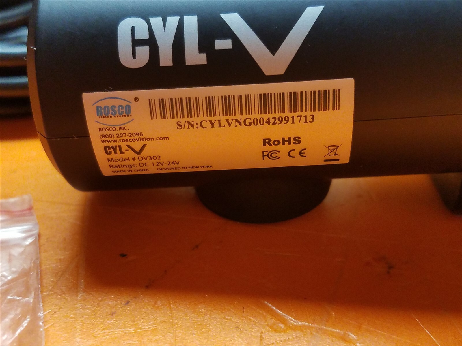 ⭐️⭐️⭐️⭐️⭐️ **FOR PARTS** Rosco Vison CYL-V DV302 Automotive HD Video Recorder