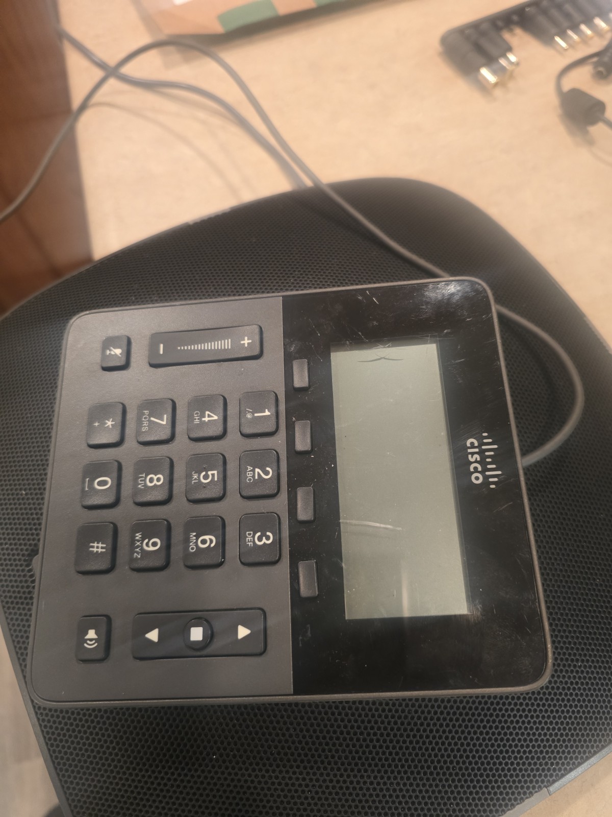Cisco CP-8831 Conference Phone System/ Speaker Pod Tested Working No Cord/cable