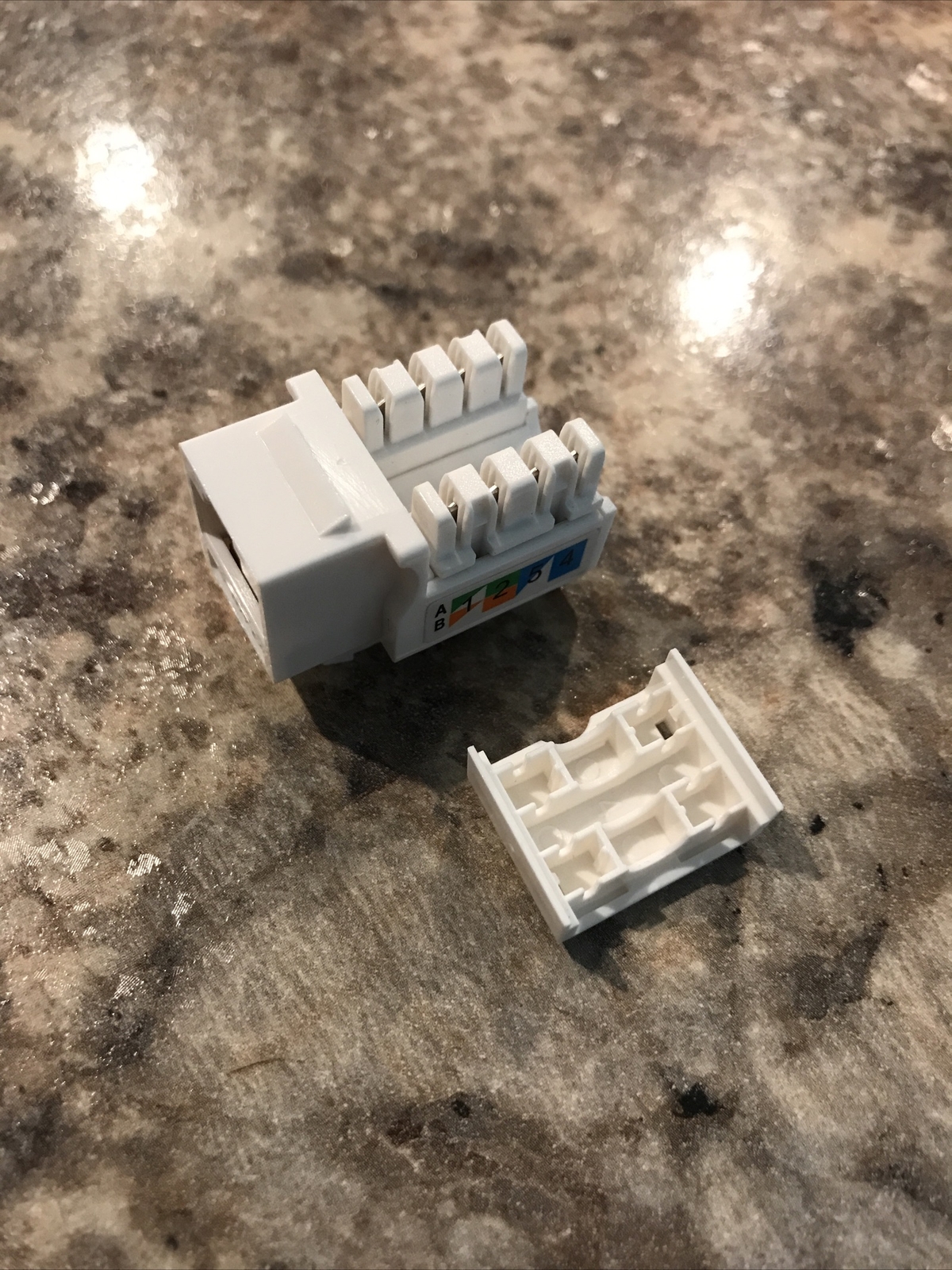 (10-Pack) Cat6 Keystone Jack – [UL Listed] – Ethernet Wall Jack – Wall Cat6 –