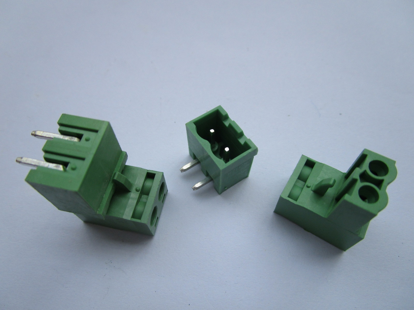 40 pcs 5.08mm Close Angle 2 pin Screw Terminal Block Connector Pluggable Type