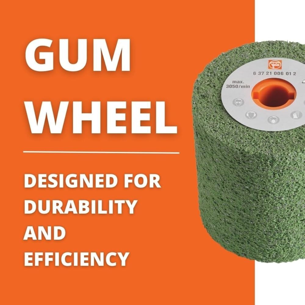 FEIN Power Tool 63721006012 Gum wheel 4 x 4 in [100 x 100 mm]