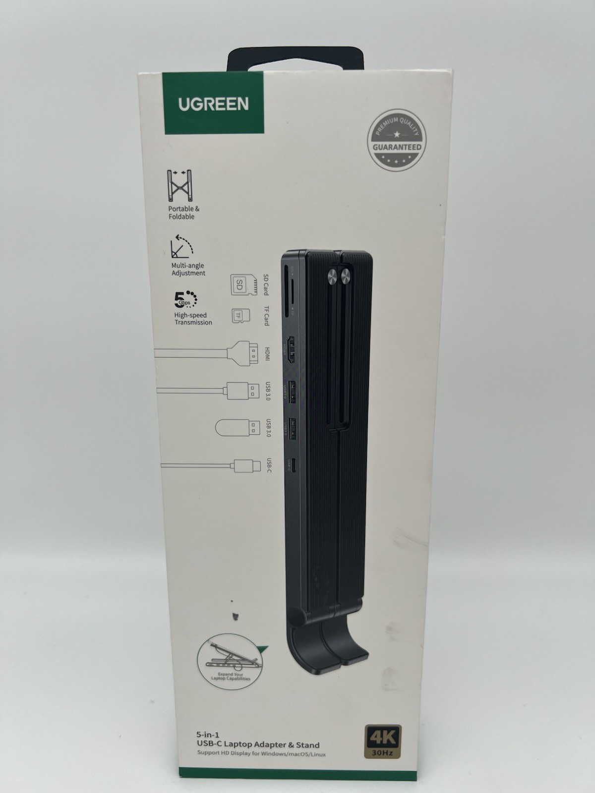 Ugreen USB-C to USB 3.0, HDMI, SD and TF Card Reader Docking Station