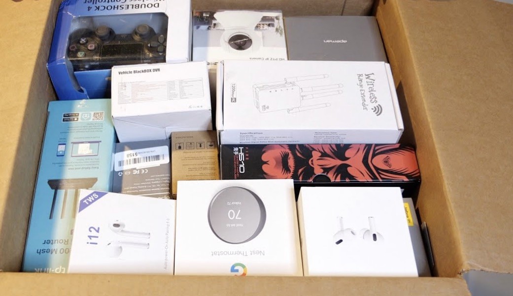 Amazon Electronics and Overstock Merchandise Mystery Boxes