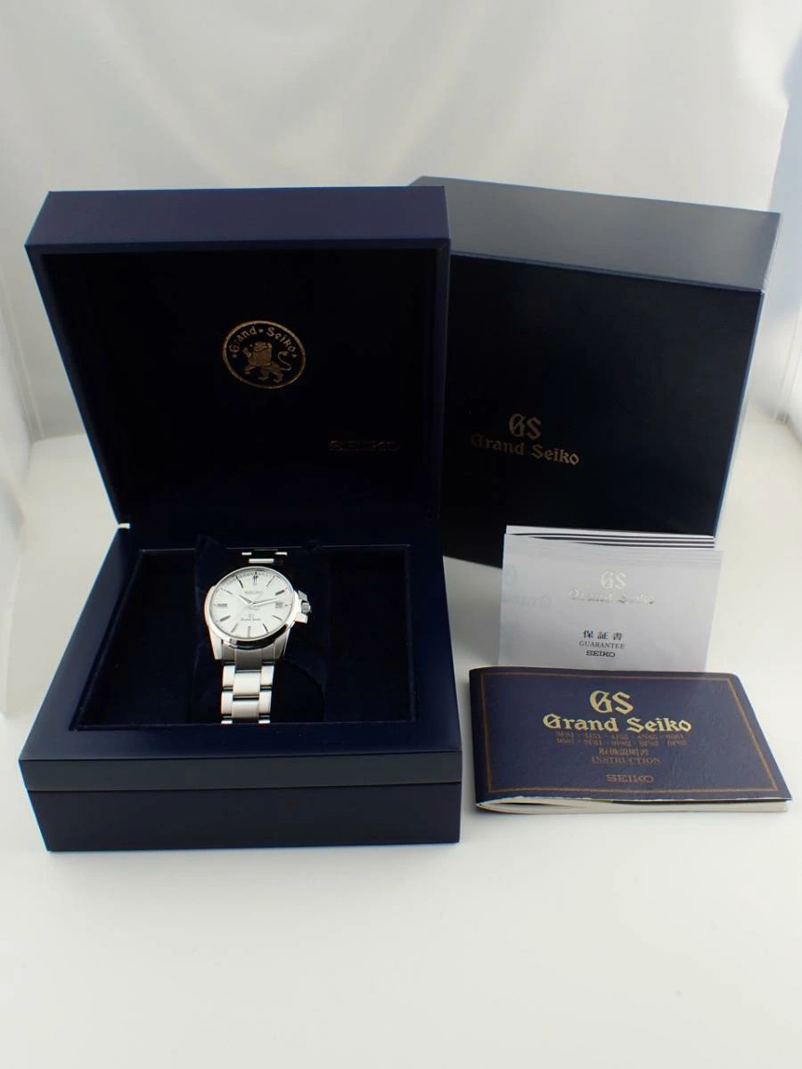 Grand Seiko Wristwatch quartz SBGX057 men silver color stainless steel