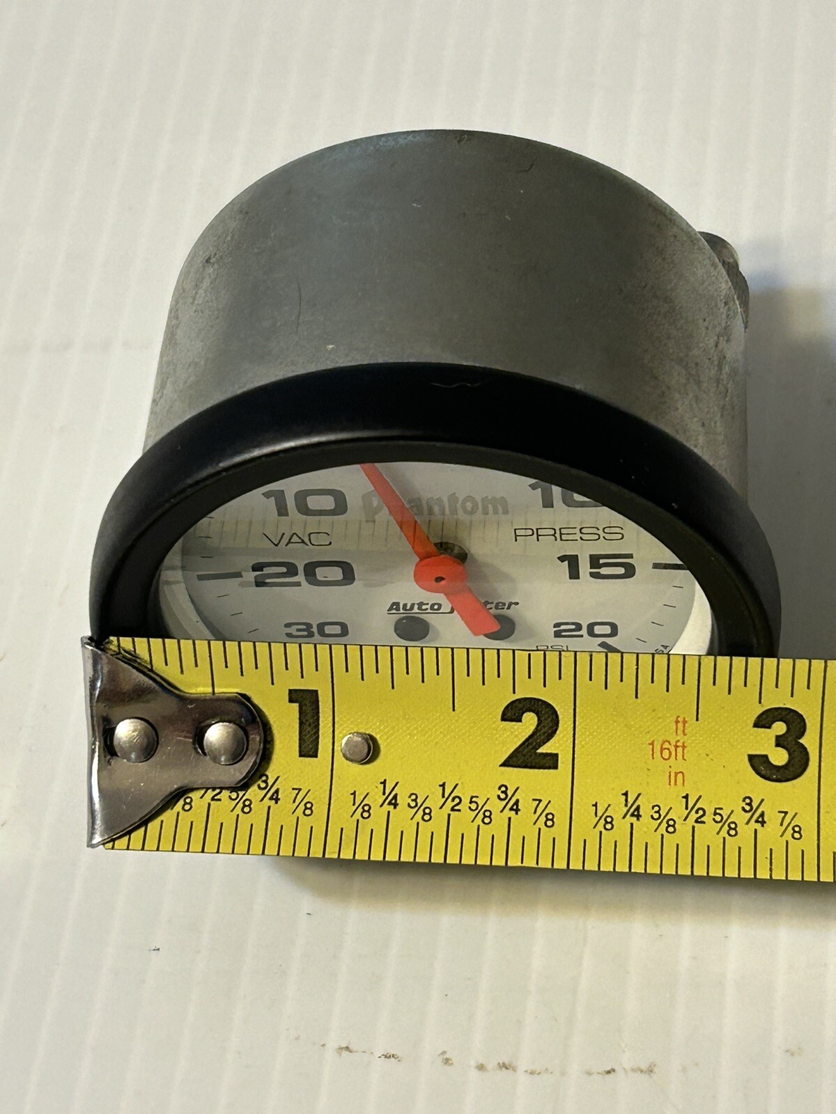 Auto Meter 5601 Phantom Mechanical Boost/Vacuum Gauge.