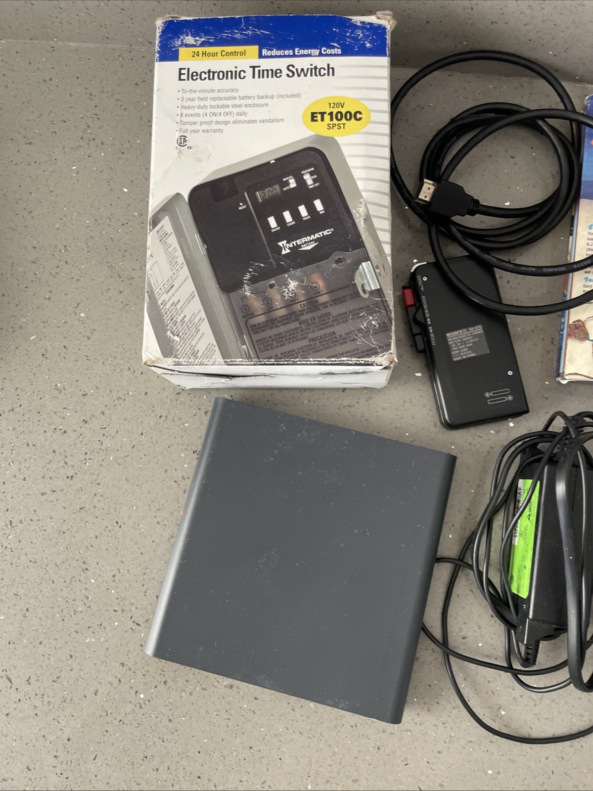Lot of Electronics Uncleaned Untested Parts ONLY Sony Walkman Intermatic AT&T