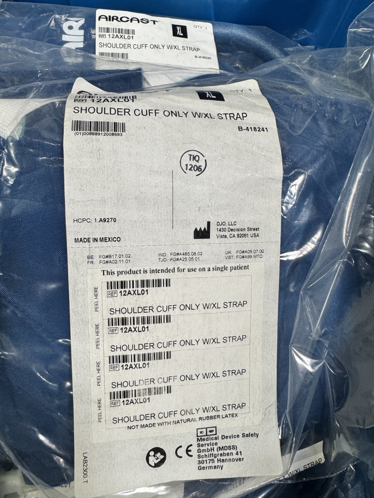 14 Pack AIRCAST Cryo/Cuff With Shoulder And Knee Cuffs