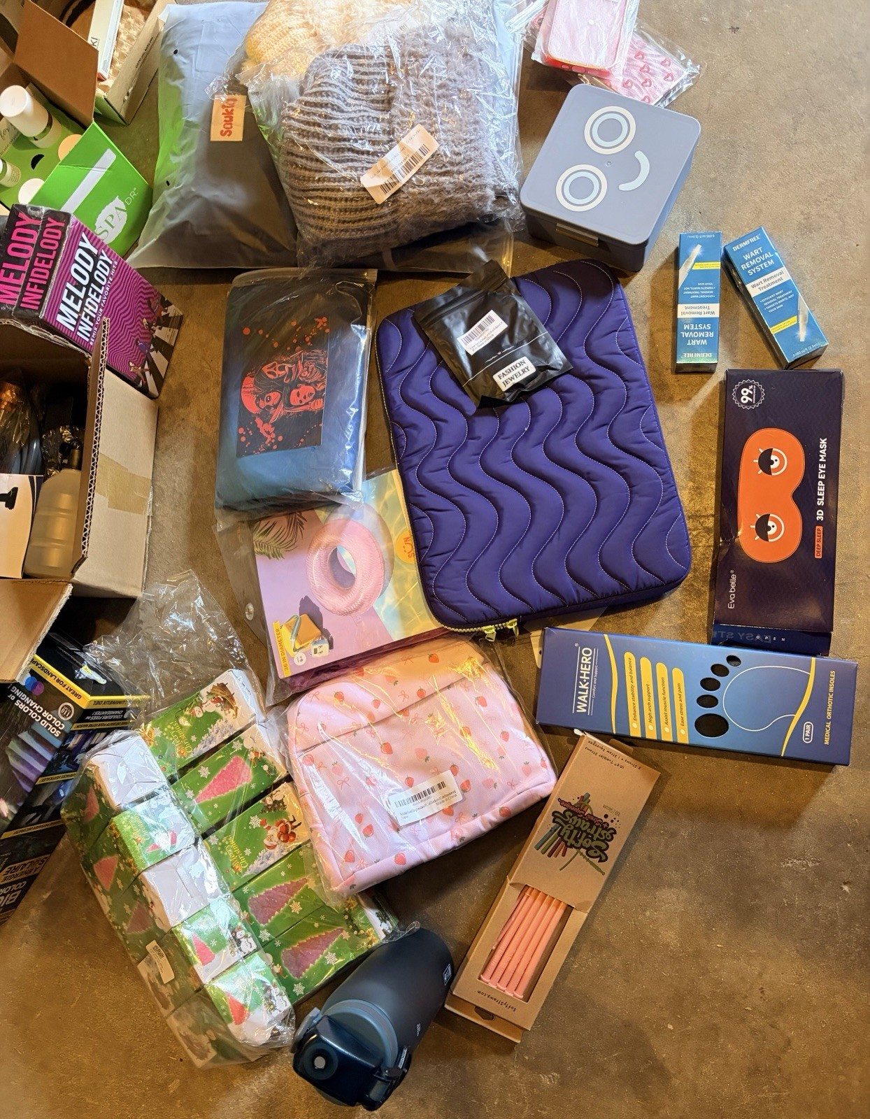 Mixed Home Goods Personal Care Lot Box- All New Unused Items-22+ $300 Value