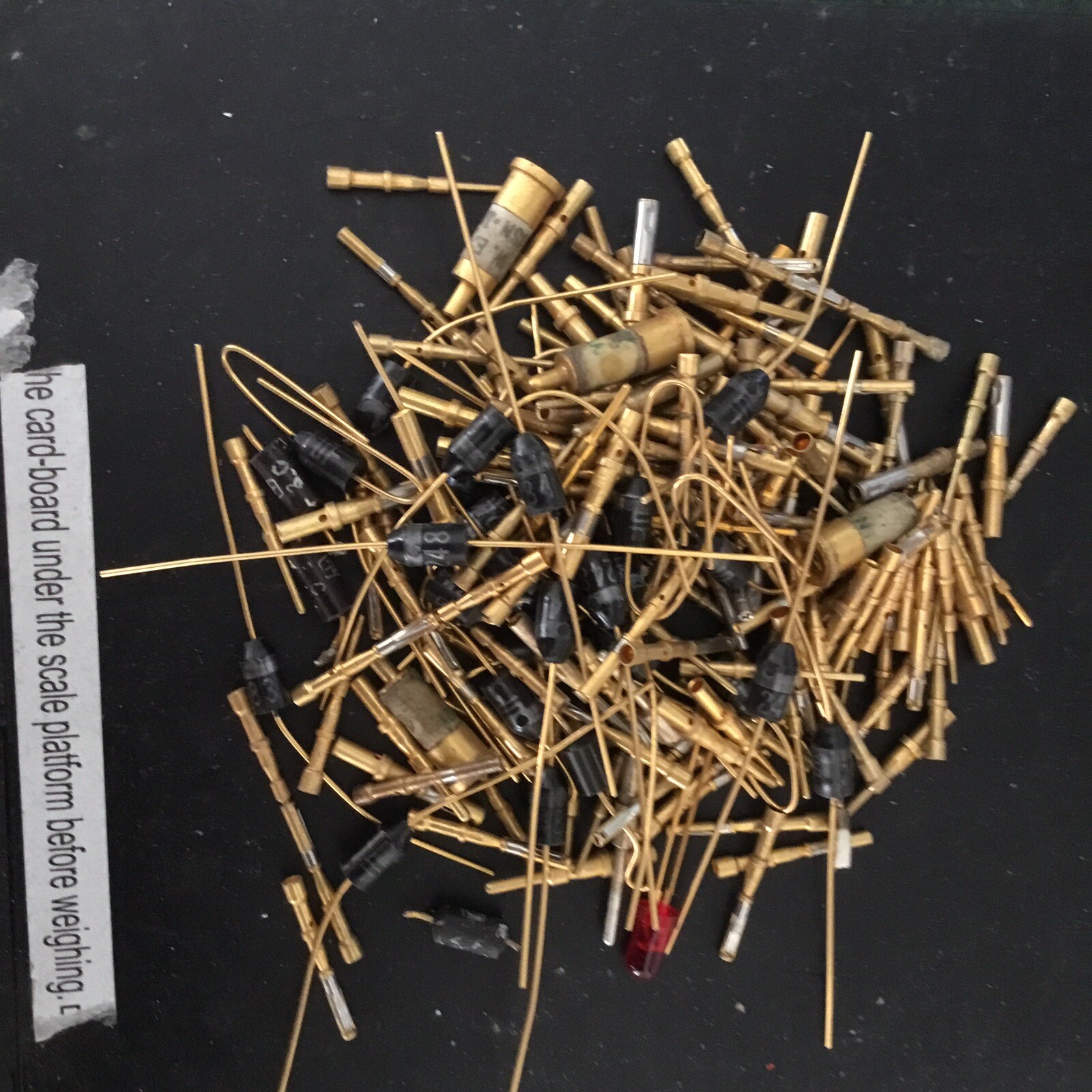 Gold Plated Pins For Gold Recovery 116 Grams Plus Silver Pieces