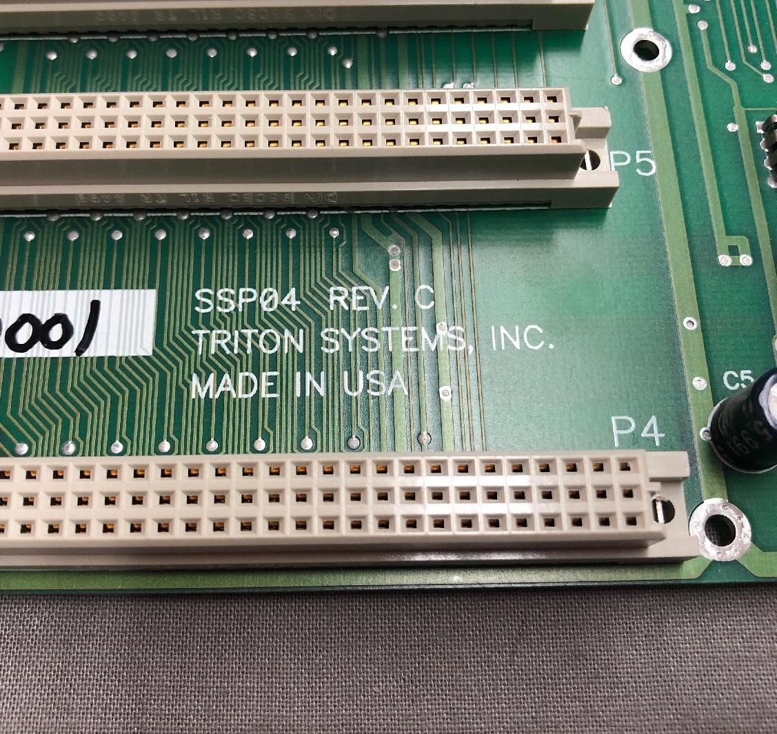 TRITON SSP04 REV C 6 SLOT PC BOARD FROM ATM MACHINE