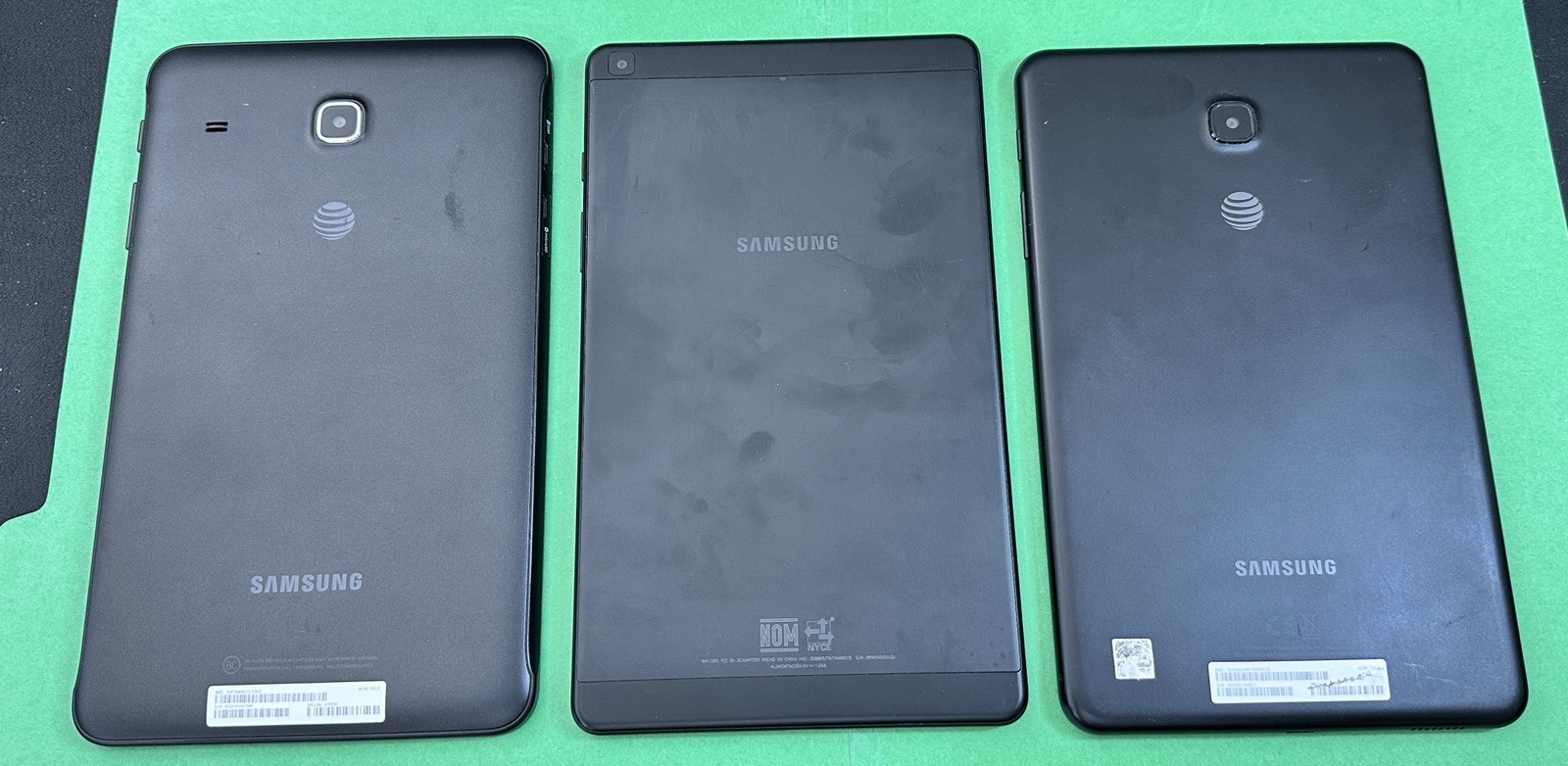 Samsung Galaxy Tab A 8” WiFi 4G LTE Tablets Lot of 3 w/ 3 Chargers