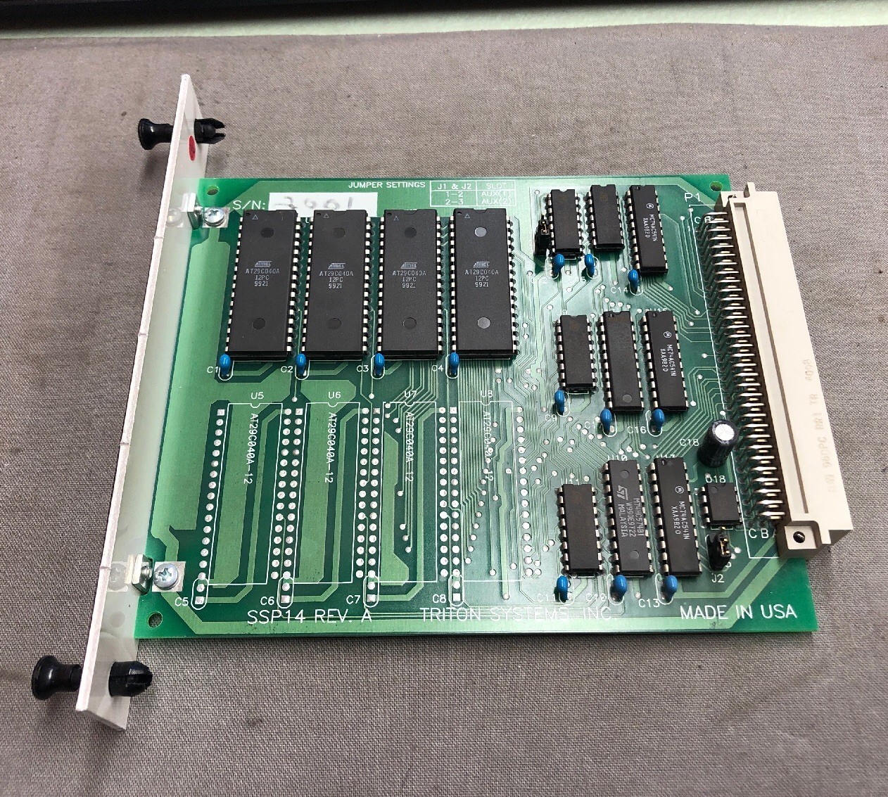 TRITON 2 MB MEMORY EXPANSION MODULE SSP14 REV A 9600-2031 FOR ATM MACHINE