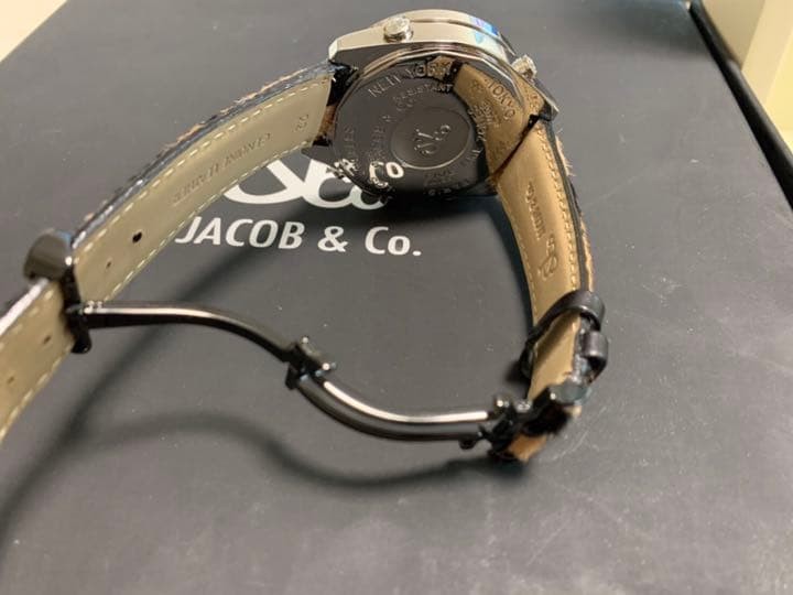 Jacob & Co. Five Time Zones 47 JC-3D Diamond Men’s Watch Stainless Steel