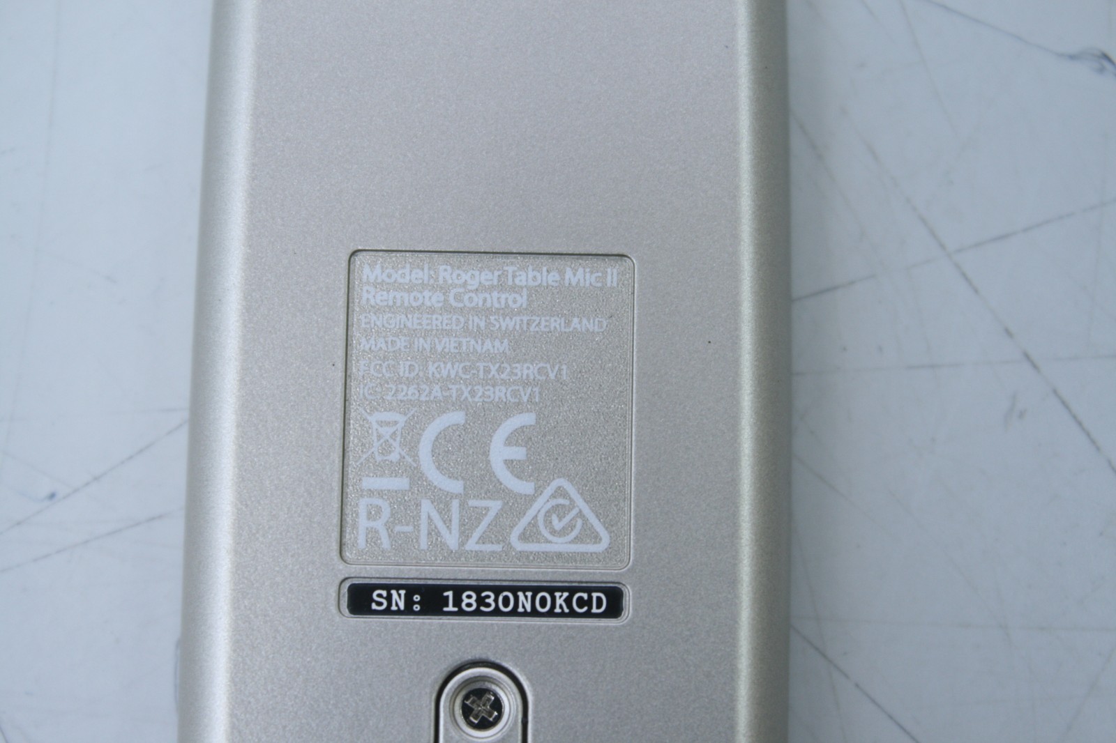 PHONAK ROGER TABLE MIC II REMOTE CONTROL FOR PARTS T7-D5