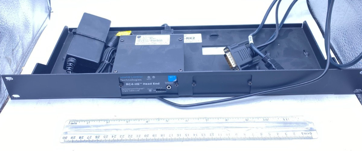 SCT RC4-HE Head End Remote Cam 4 Digital Single Cable Link Rackmount AC Adapter