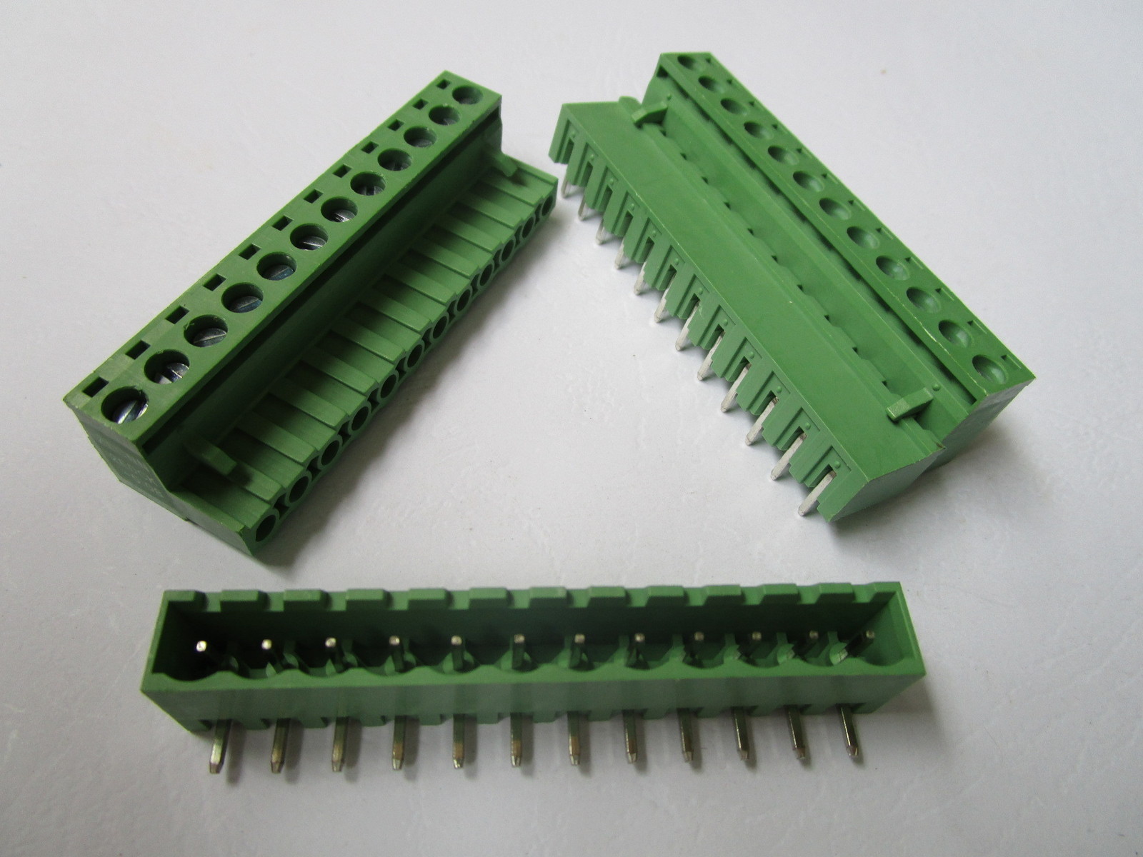 30 pcs Close Angle 12 pin 5.08mm Screw Terminal Block Connector Pluggbale Type