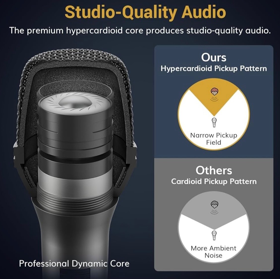 Tonor d5 dynamic karaoke microphone