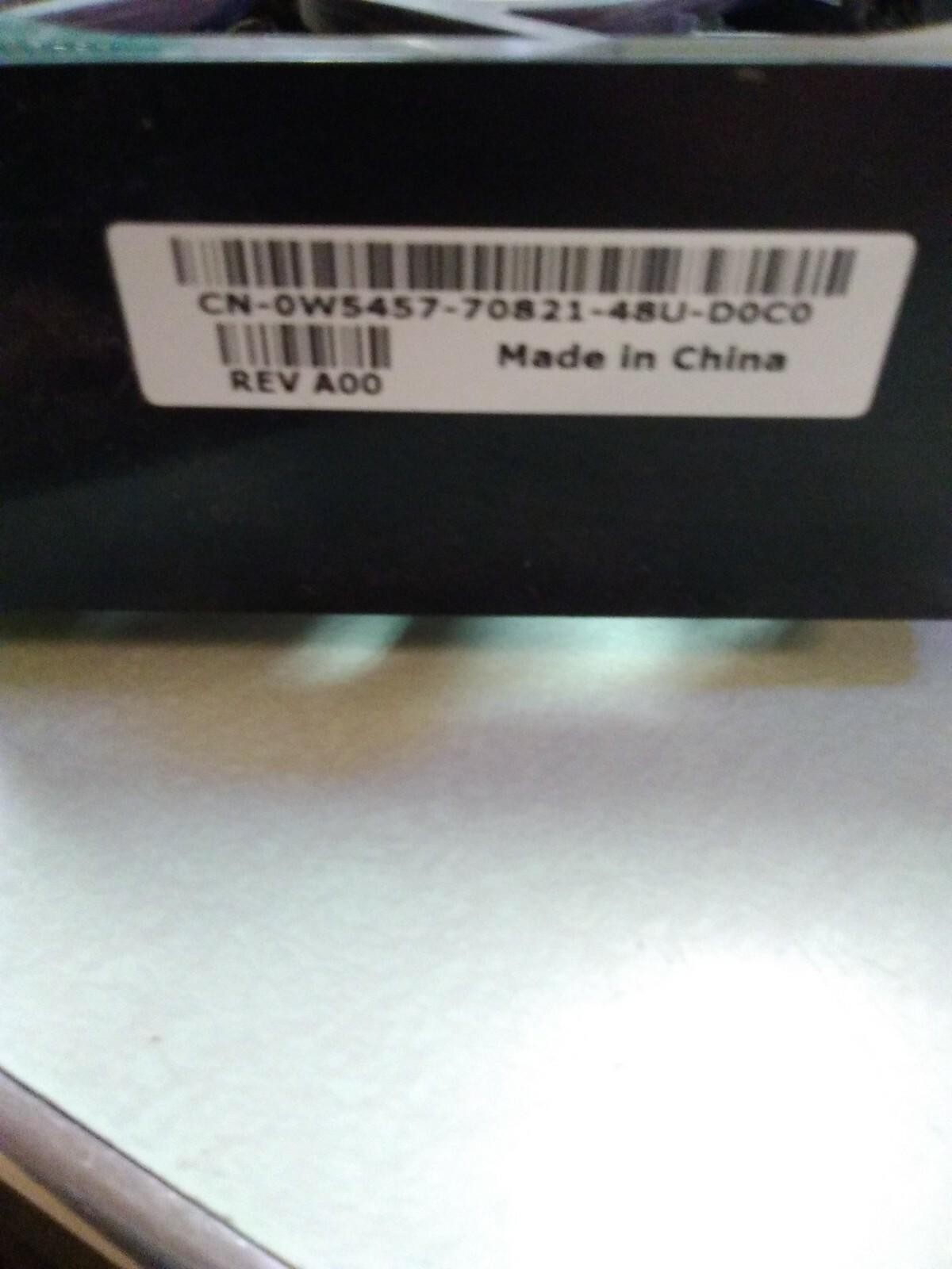 DELTA DELL Fan EFC0912BF DC12V 0.60A DELL P/N G5883 0W5457