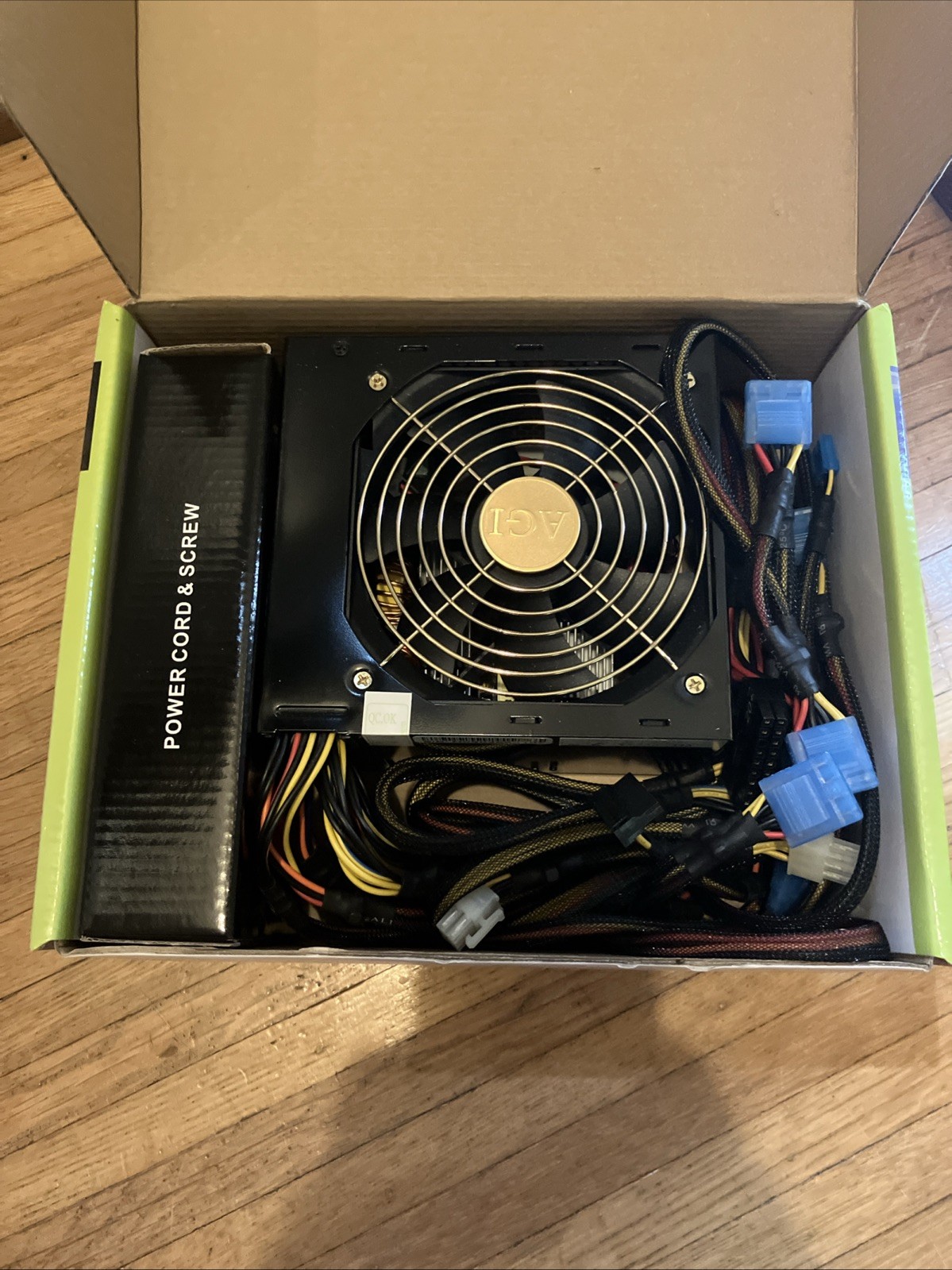 550W ATX Power Supply Computer PSU 550 Watt Desktop PC AGI U550UBBK HEC-TF Fan