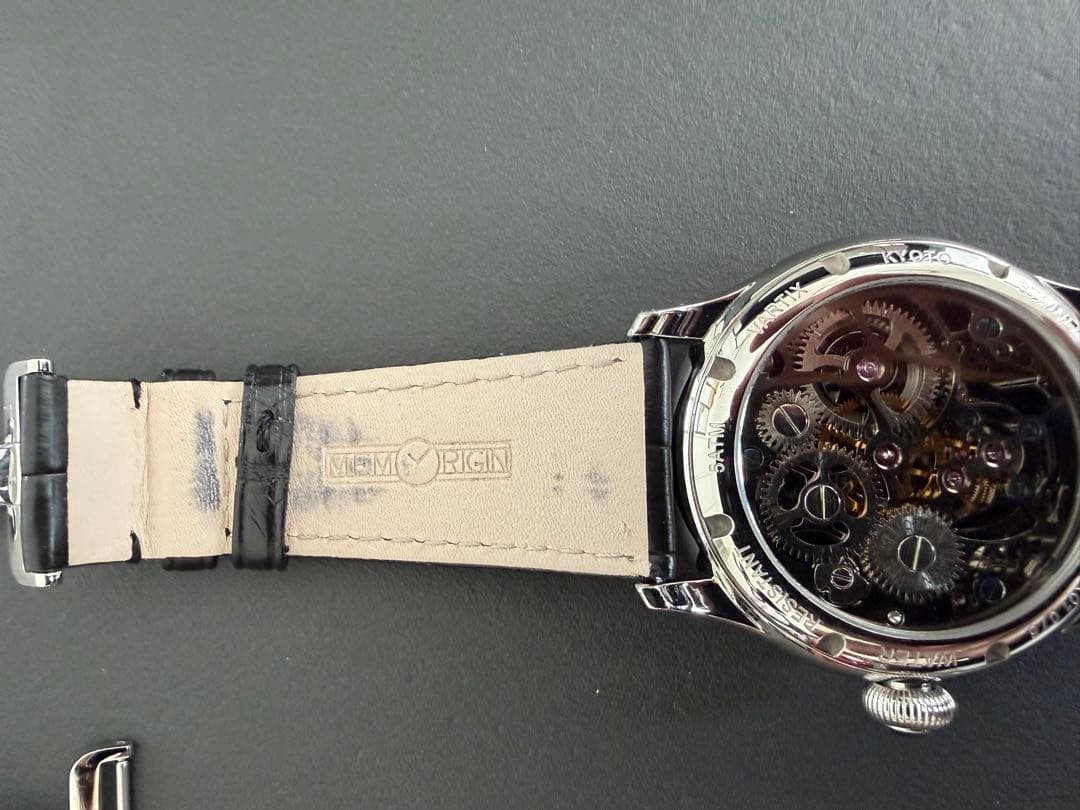 VARTIX Wristwatch Tourbillon Diamond Belt black color for men w/box 42.5mm