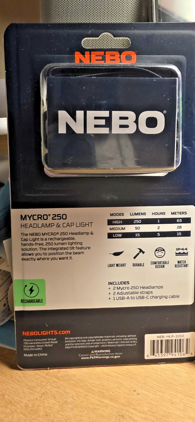 NEBO products (price for each item) no bundle deal