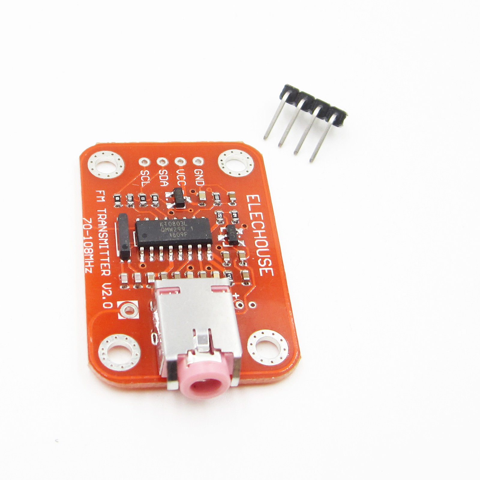 New V2.0 FM Radio Transmitter Module For Build Your Own Radio Station