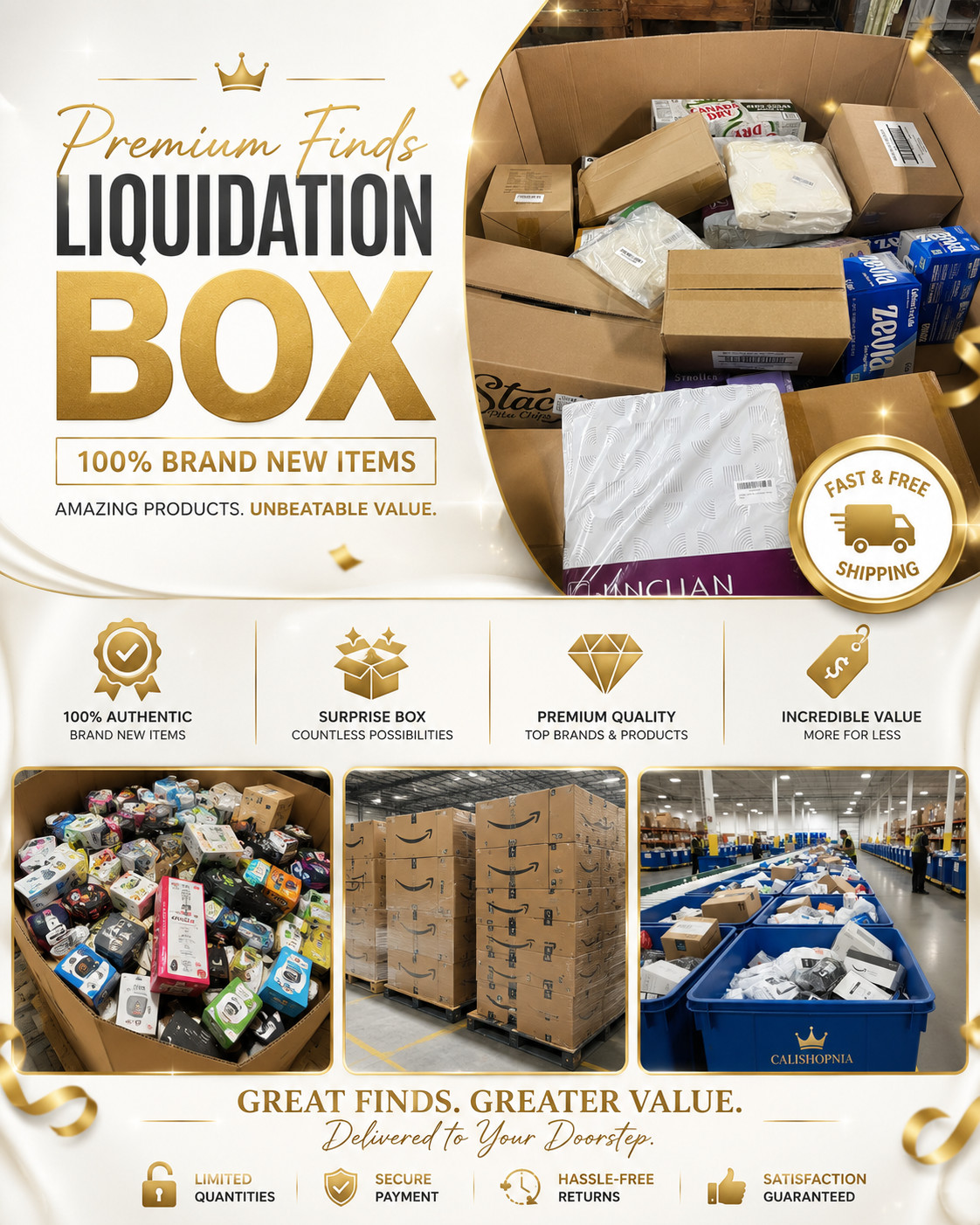 Amazon Elite Mystery Box Assorted Overstock Bulk Retail Goods