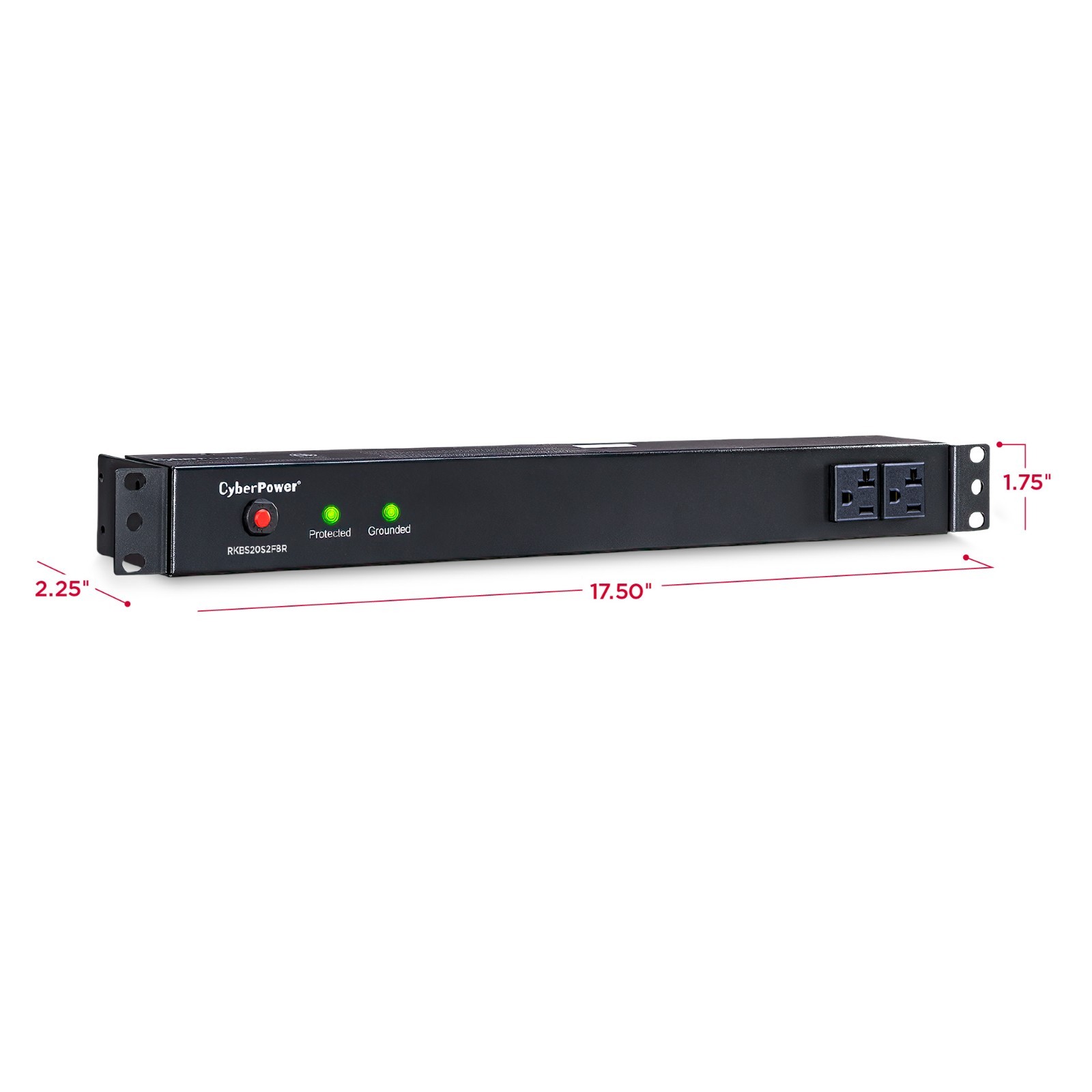 Cyberpower Rackbar Surge Protector RKBS20ST2F8R 20A