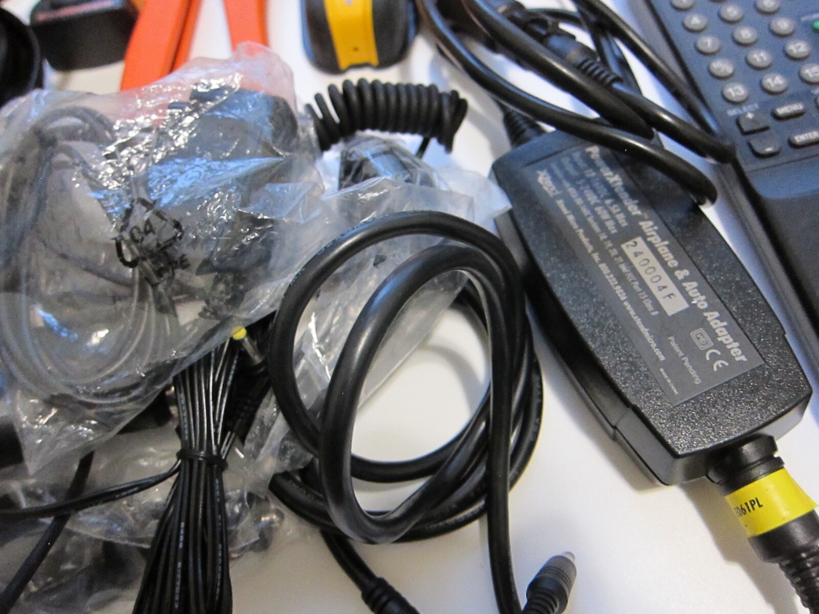 Mixed Lot of Electronics, remotes, Stud finder and more. T