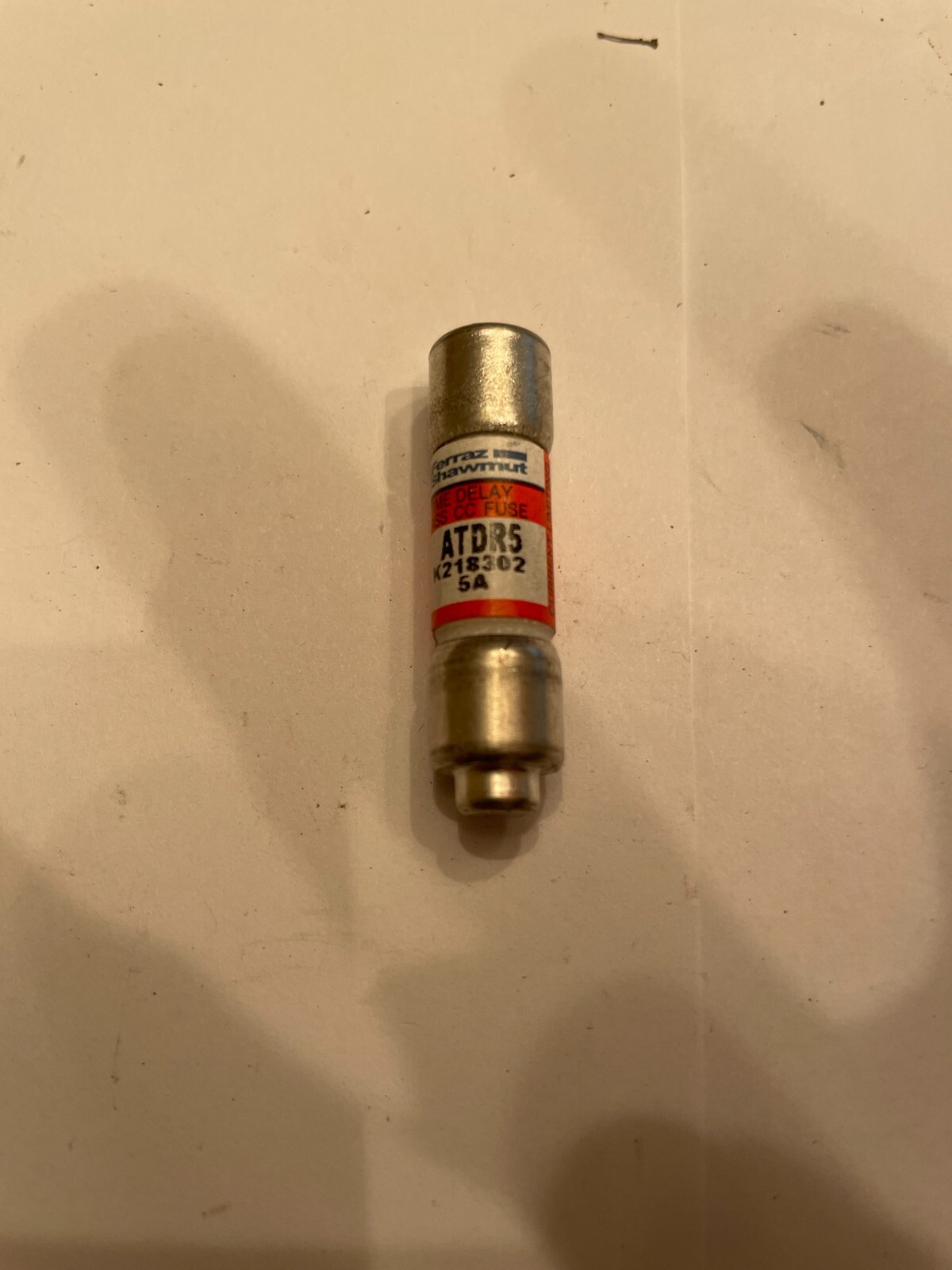 ORIGINAL Ferraz Shawmut ATDR5 ATDR-5 (5 Amp) 500VAC TIME DELAY Class CC Fuse