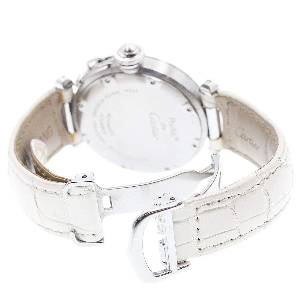 CARTIER W3106199 Pasha C Date Automatic Boys’ Watch Stainless Steel Case 35mm